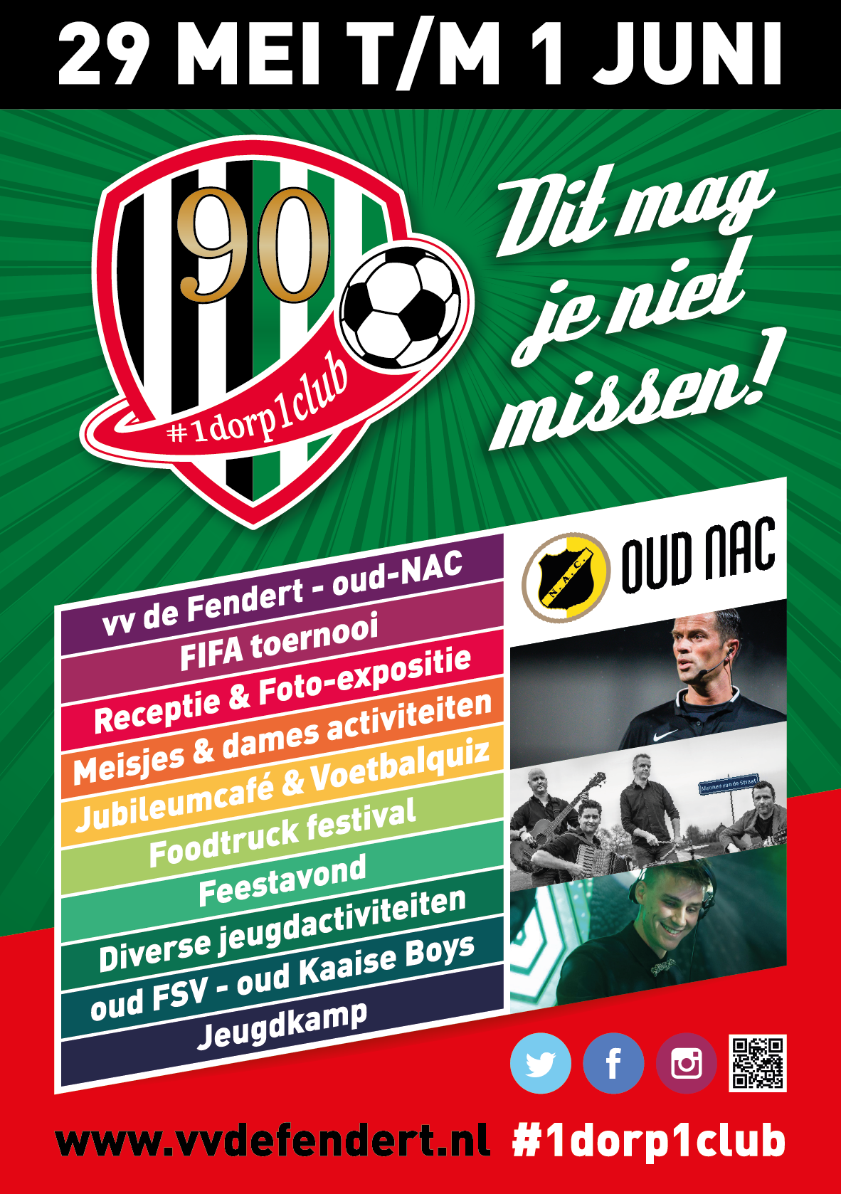 Vv De Fendert 12 05 2019 Programma 90 Jarig Jubileum